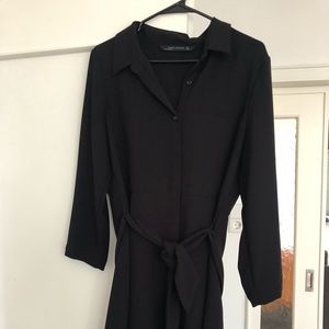Zara black dress